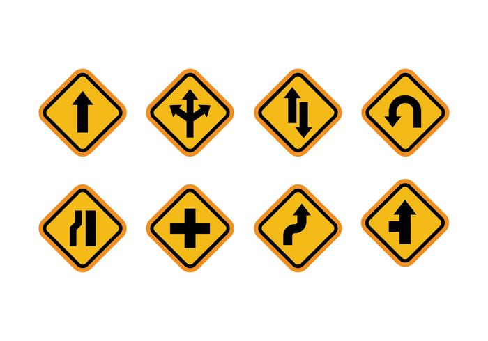 Road Sign Vector Pack