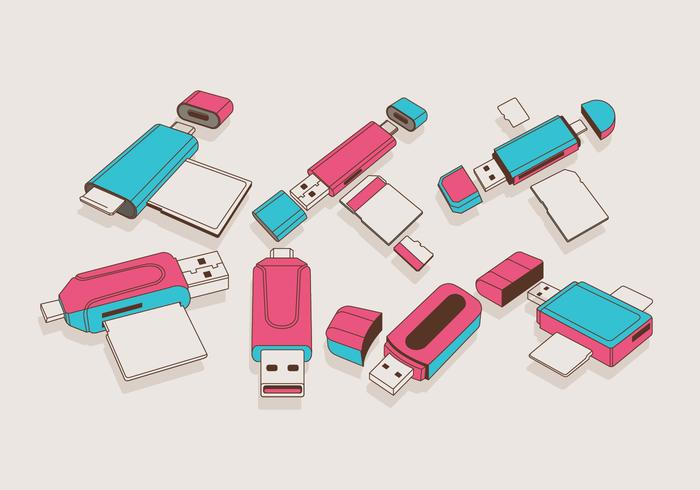 Card Reader Component Vector Card Reader Component Vector
