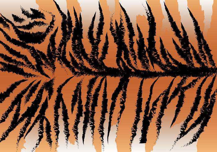 Wild Tiger Stripe Vector 