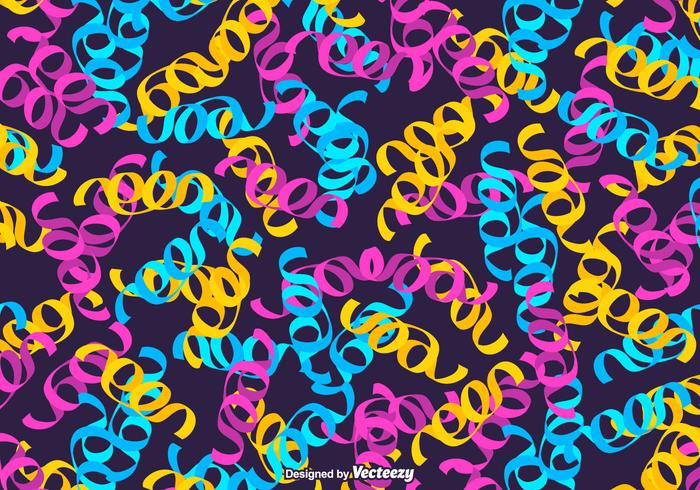 Colorful Serpentine Vector Background