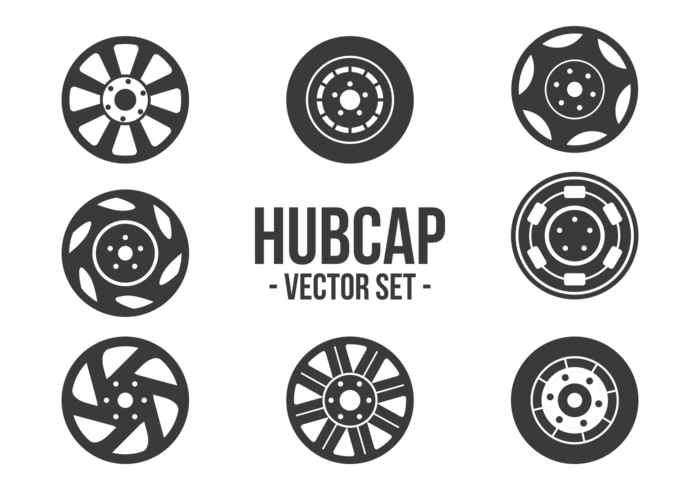 Hubcap Iconos Vector