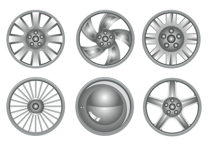 Realistic Hubcap Vector