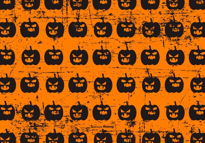 Cute Halloween Grunge Background vector