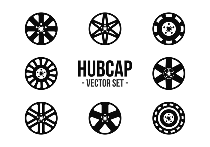 Hubcap Icons Vector