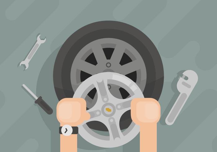 Hubcap Illustration vector