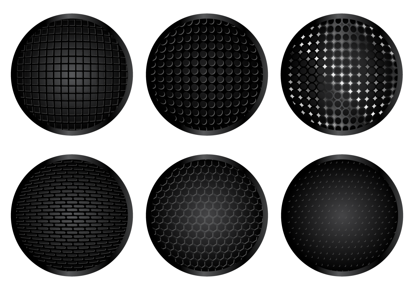 Black Speaker Grill Vector 157364 Vector Art at Vecteezy