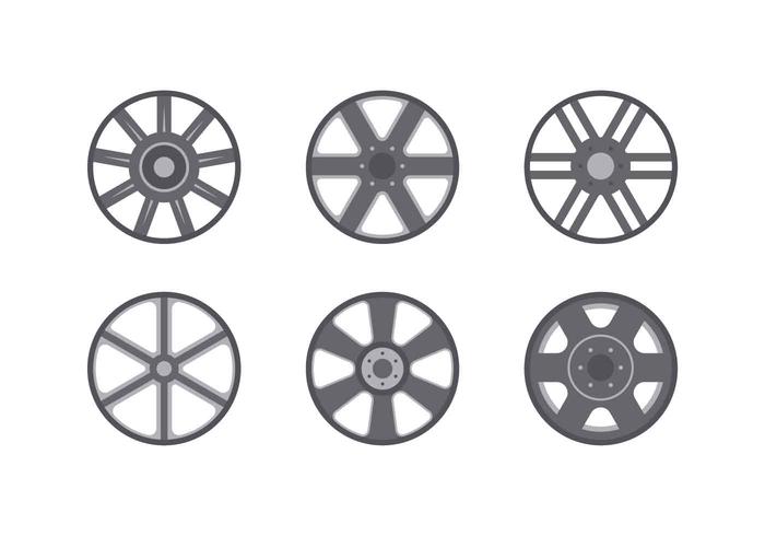 Free Unique Hubcap Vectors