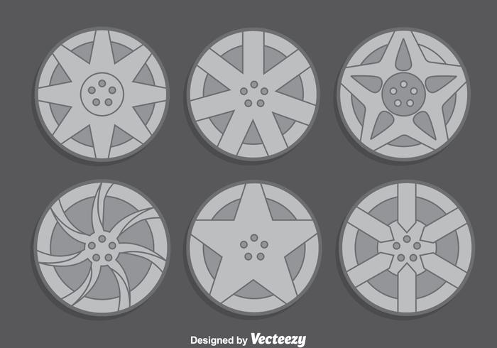 Colección Hubcap Vector