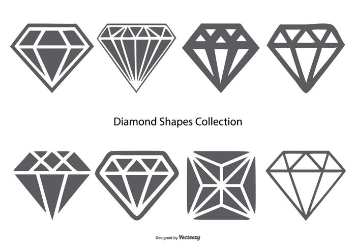 Colección Vector Diamond Shapes