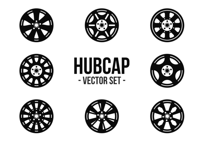 Hubcap Icons Vector