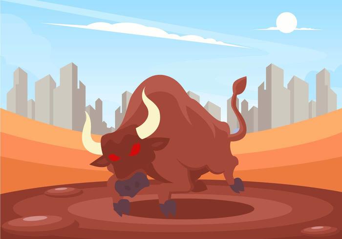 Bull Rage Vector