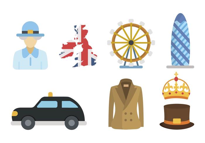 Flat United Kingdom Vectors