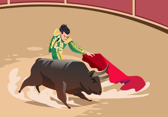 Spanish Bullfighter Vector 