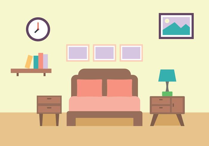 Bedroom Illustration vector