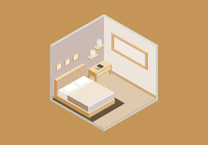 Bedding Isometric Free Vector