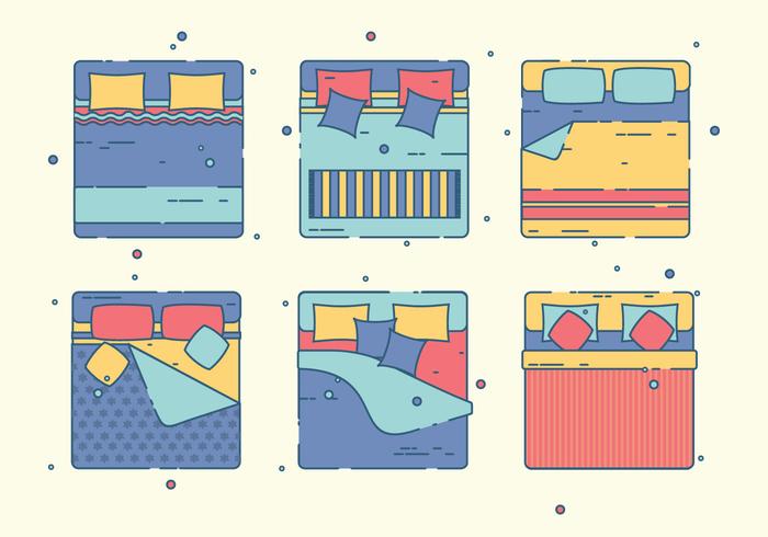 Vector de cama gratis