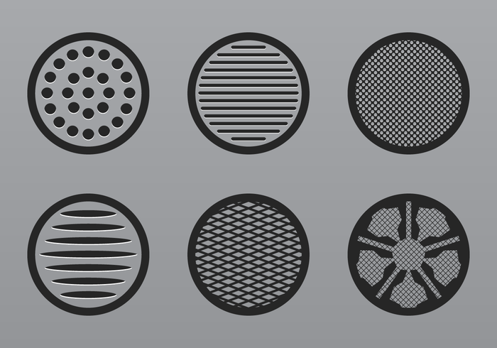 Speaker Grill Icon Vector