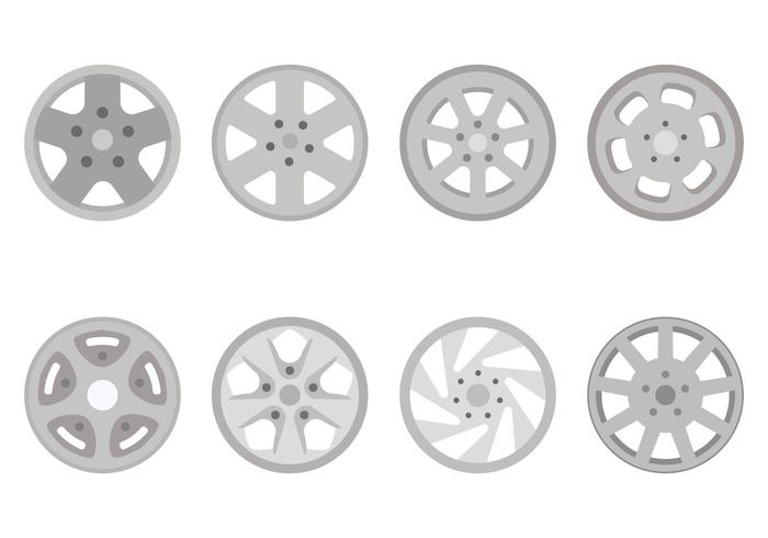 Vectores planas Hubcap