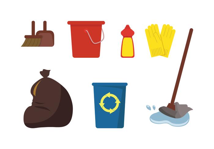 Cleaning Supplies Vector