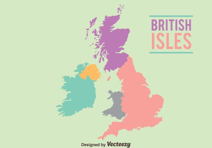 British and Irish Isles Vector