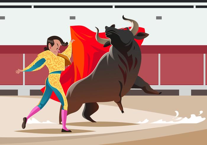 Bull Fighter Vector 