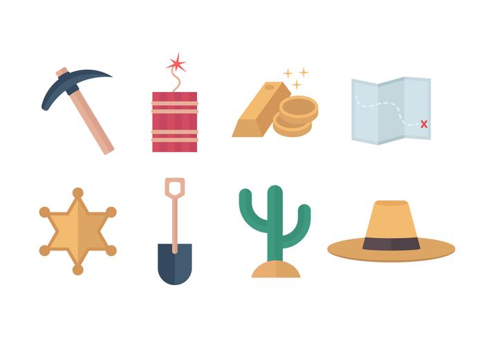 Free Gold Rush Vector Icons