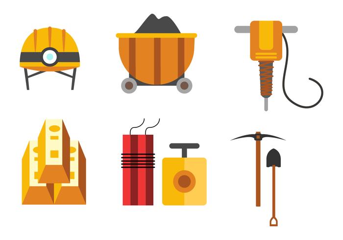 Flat Miner Vector Stuff