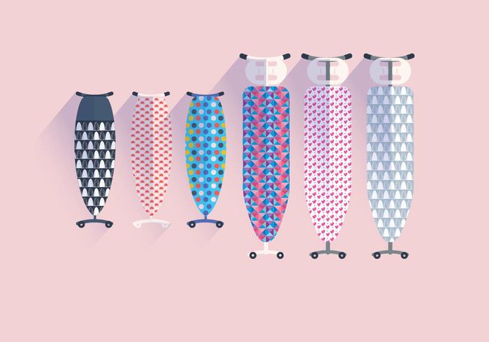 Ironing Board Motif Design Vector