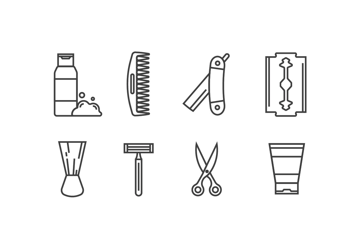 Shave vector icons - Download Free Vectors, Clipart 