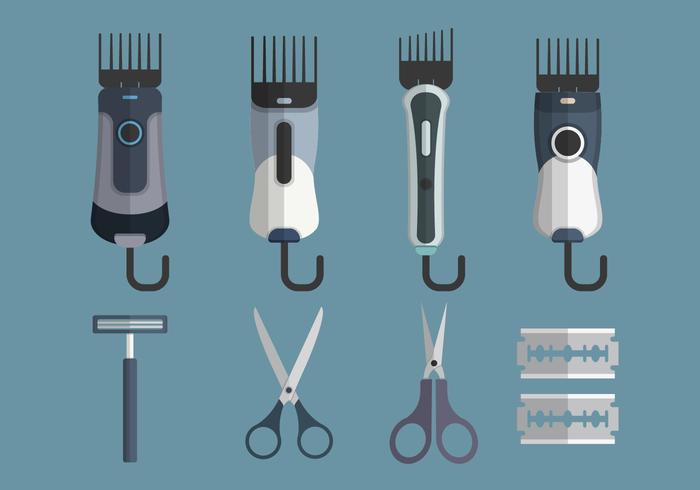 Shaver Vector Items Collection