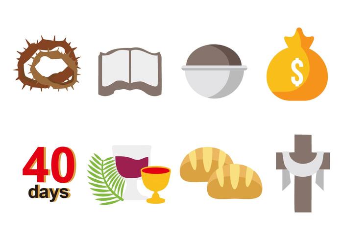Free Lent Icons Vector