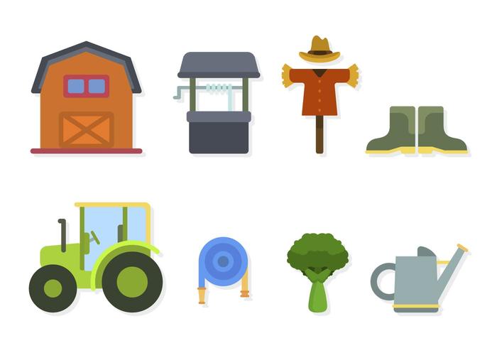 Flat Agriculture Vectors