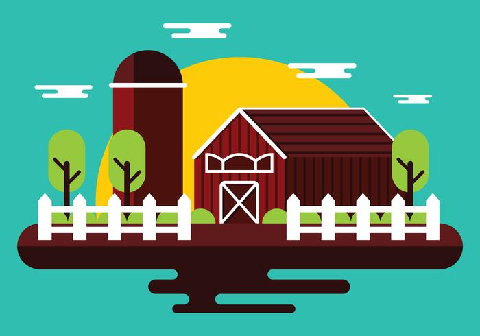 Countryside Farm Vector