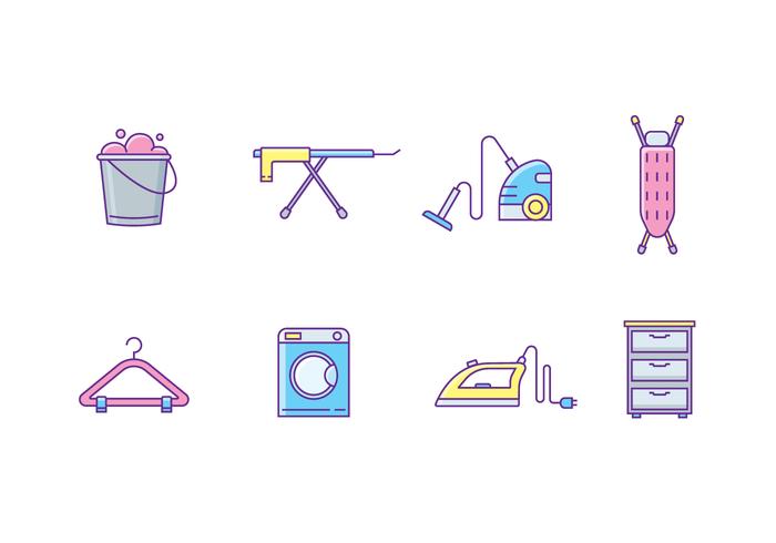Home Appliances Icons vector