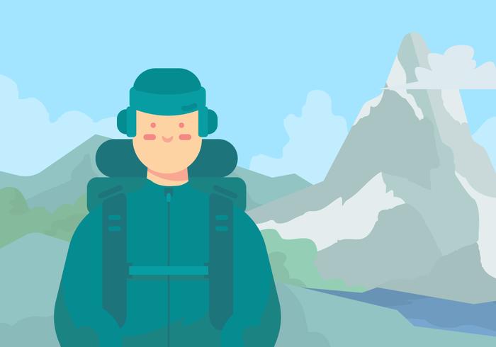 Matterhorn Hiking vector