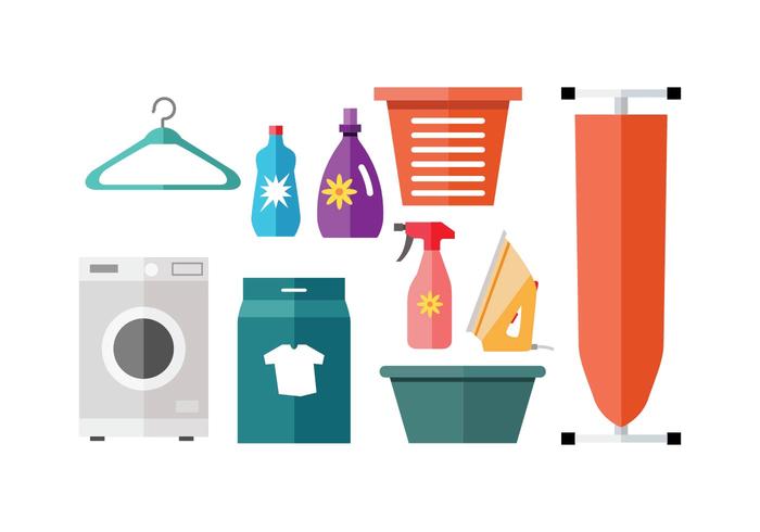 Free Laundry Colorful Icon Vector 158038 Vector Art at Vecteezy