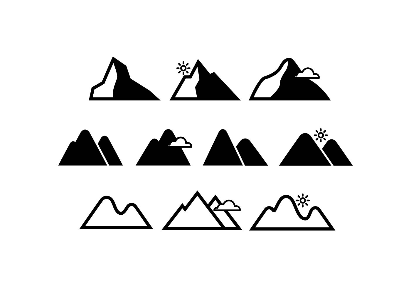 Free Free 187 Silhouette Mountain Svg Free SVG PNG EPS DXF File