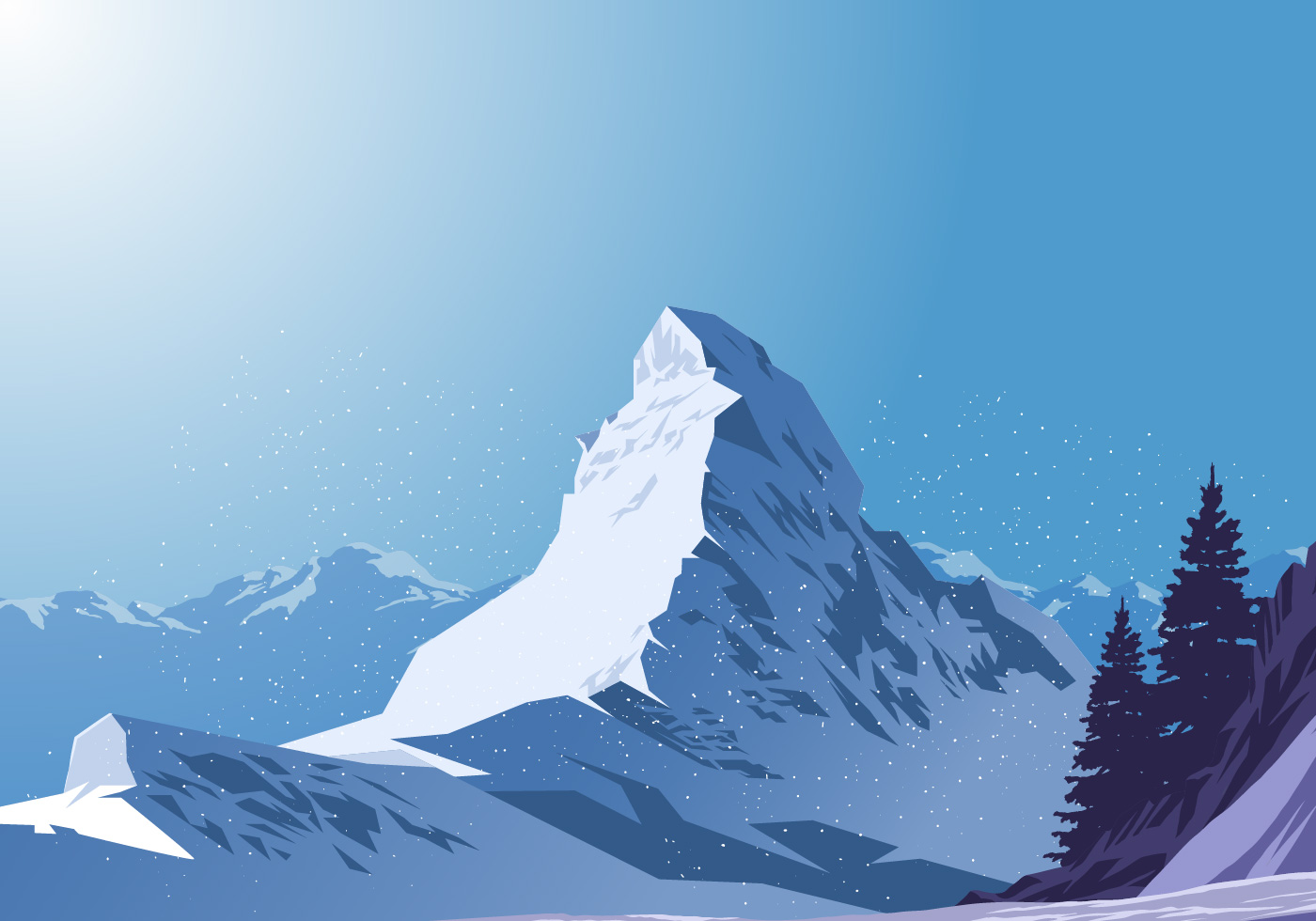 Browse 106 incredible Swiss Mountain vectors, icons, clipart graphics, and ...
