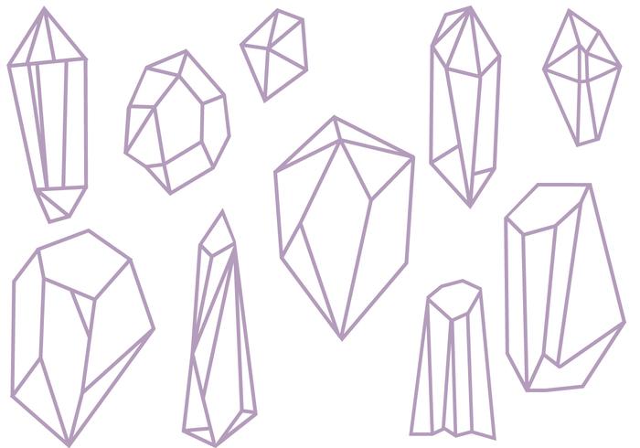 Free Crystals Vectors