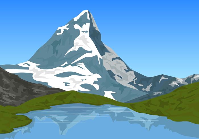 Alpes Matterhorn Suiza Montañas vector