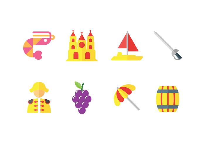 Spain vector icons