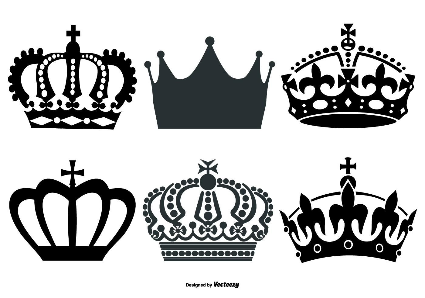 Download Vector Crown Shapes Collection - Download Free Vector Art ...