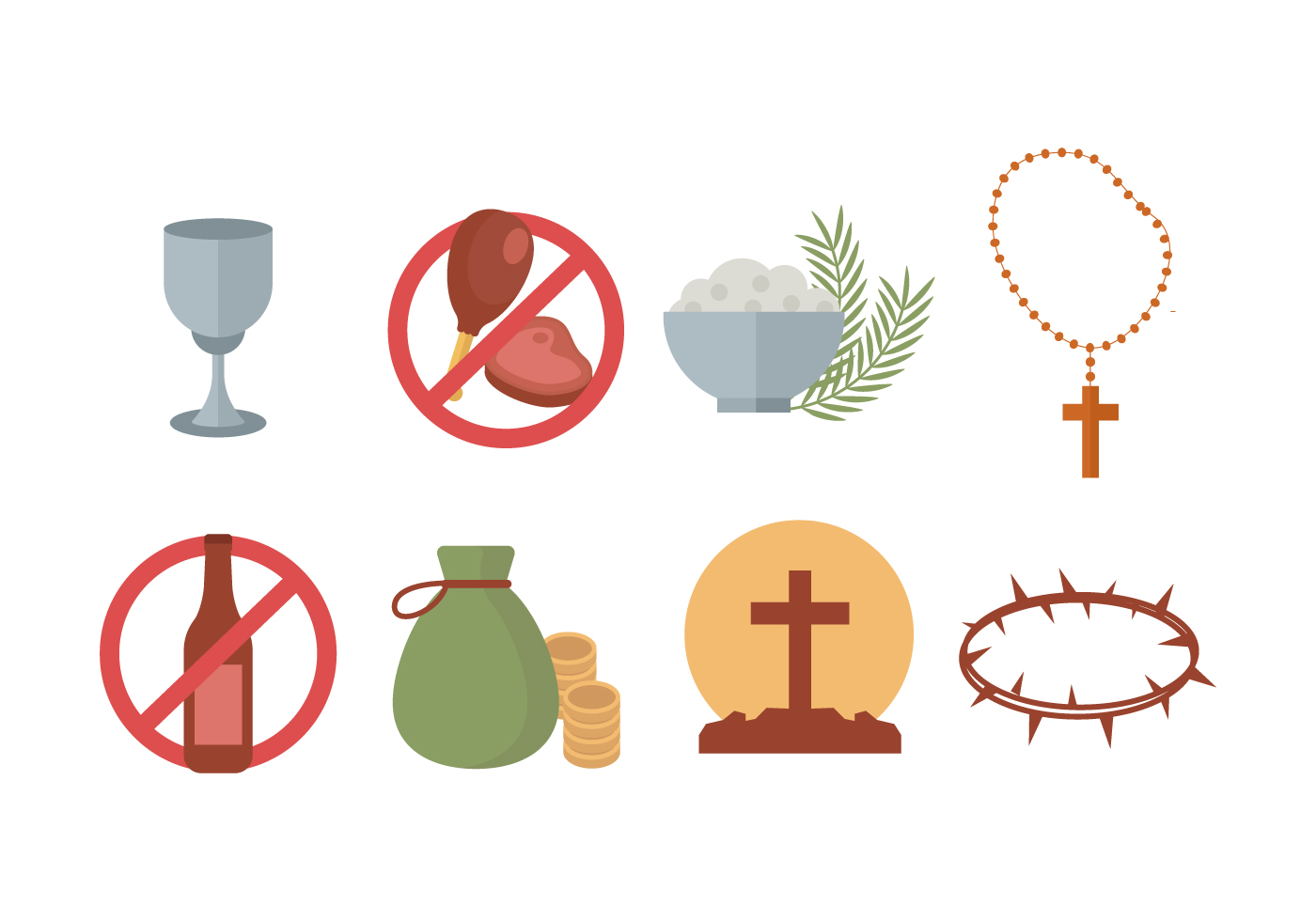 Free Lent Vector Icons 158233 Vector Art at Vecteezy