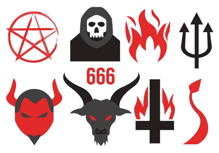 Libre Devil Icons Vector