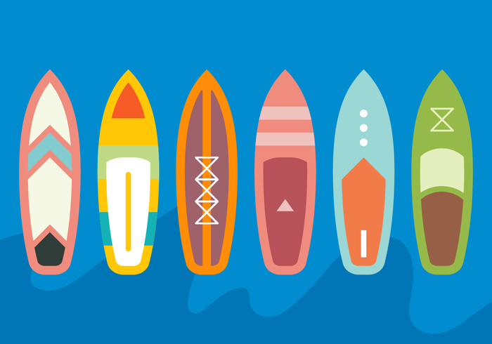 Medium Paddle Board Vector