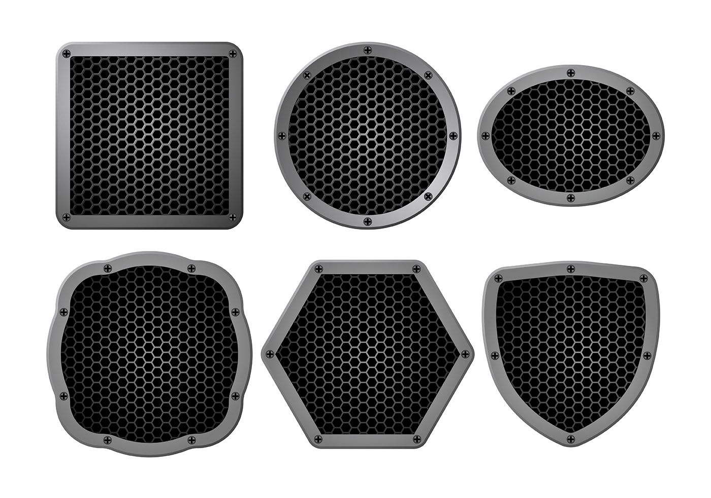 Speaker Grill Vector 158278 Vector Art at Vecteezy