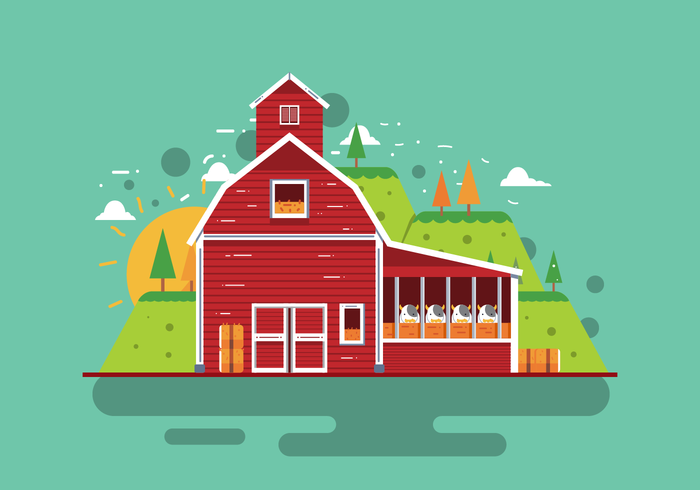 Download Free Red Barn Vector 158284 - Download Free Vectors ...