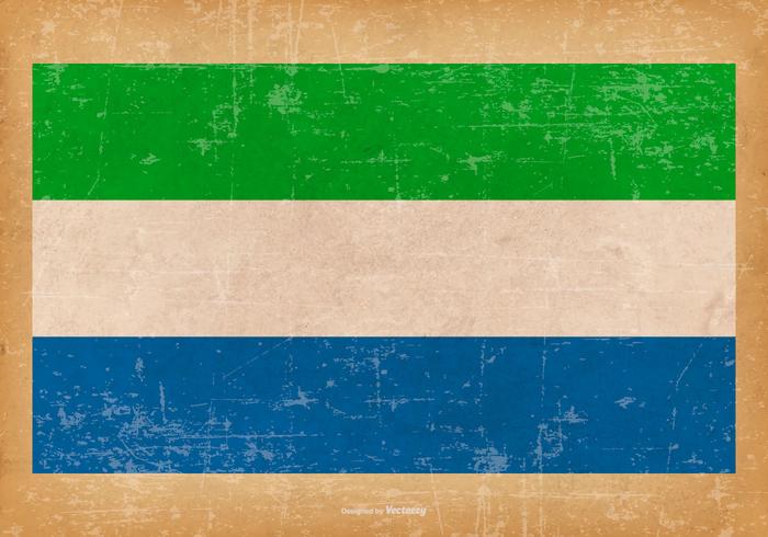 Grung Flag of Sierra Leone vector