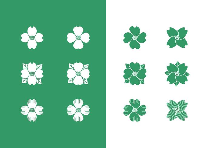 Dogwood Solid Icon Free Vector