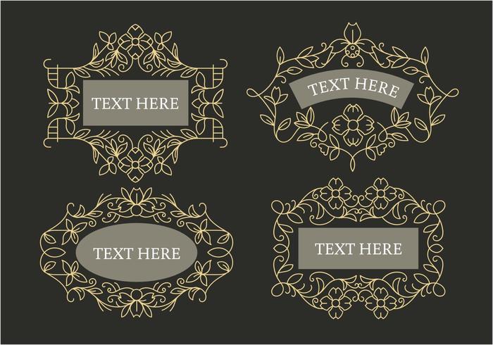 Dogwood Flowers Ornaments or Borders vector